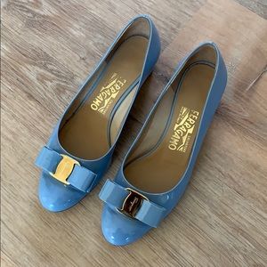 Salvatore Ferragamo Vara Kitten Heels